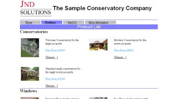 Sample Conservatory B